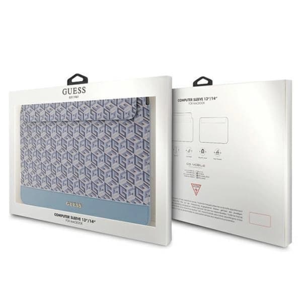 Guess Datorfodral 14'' GCube Stripes - Blå