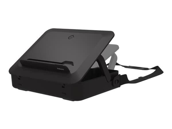 Fellowes Breyta - Notebook-väska - built-in notebook riser - 14" - svart