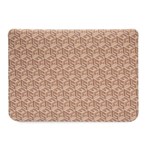 Guess Datorfodral 16'' GCube Stripes - Brun