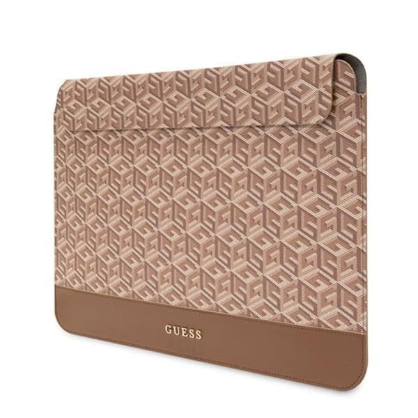 Guess Datorfodral 16'' GCube Stripes - Brun