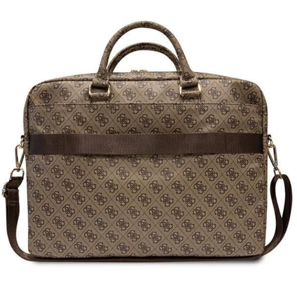 Guess Datorfodral 16'' Printed Stripes - Brun