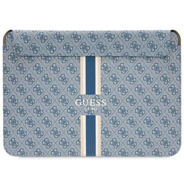 Guess Datorfodral 14'' Printed Stripes - Blå