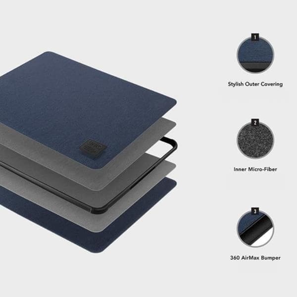 UNIQ Datafodral 16" Etui Defender - Grå