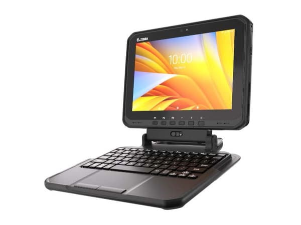 Zebra - Tangentbord - 2-i-1 - med pekplatta - bakgrundsbelyst - docka - QWERTY - Amerikansk engelska - tangentbrytare: Scissor-Switch