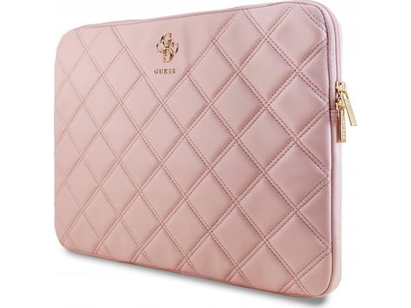 Guess Sleeve GUCS16ZPSQSSGP 16" pink Quilted 4G