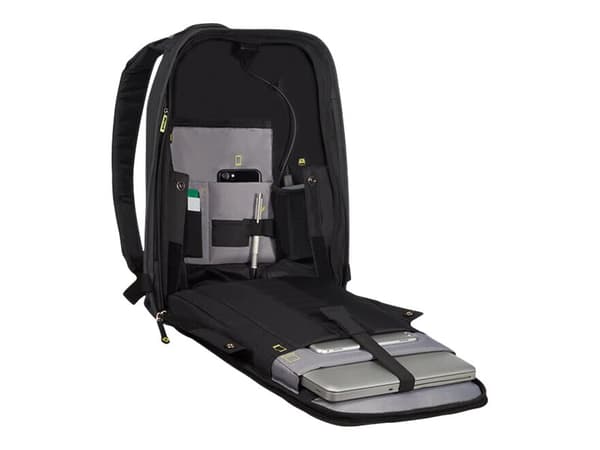 Samsonite Securipak M Anti-Theft Laptop Backpack - Notebookryggsekk - 15.6" - svart stål