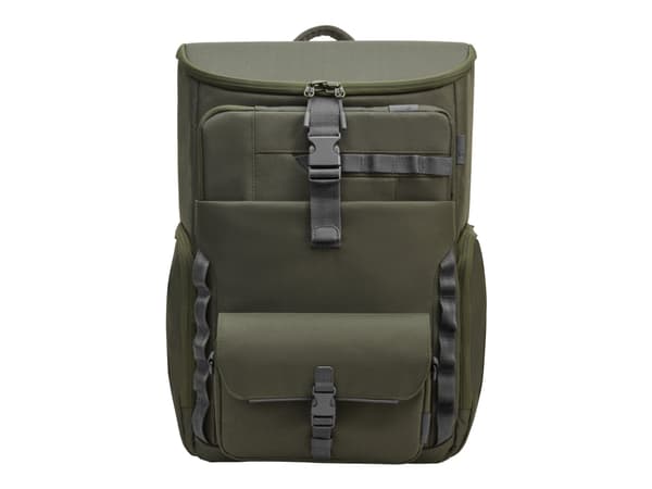 HP Laptop Backpack - Notebookryggsekk - modulær - 15.6" - grå, grønn