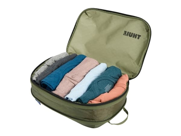 Thule - Organizing bag set for clothes - small/medium - 100D ripstop nylon - dempet grønt