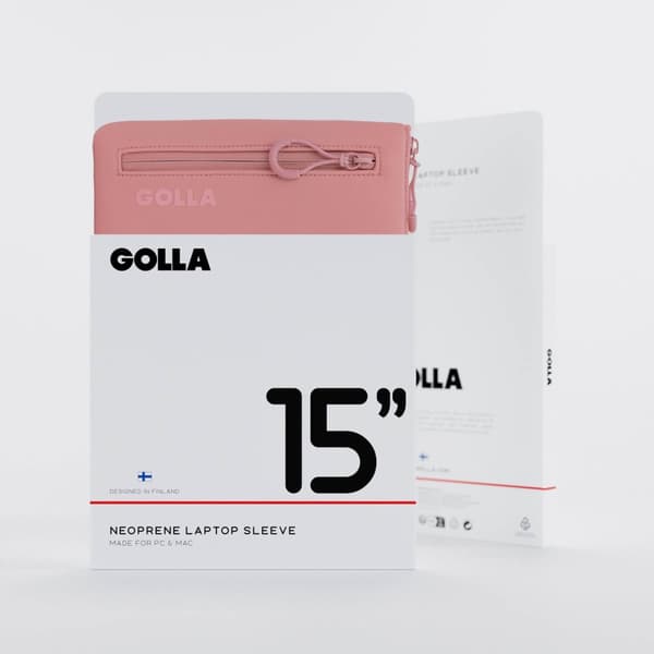 Golla Sleeve Metro Neoprene 15" Dirty Pink