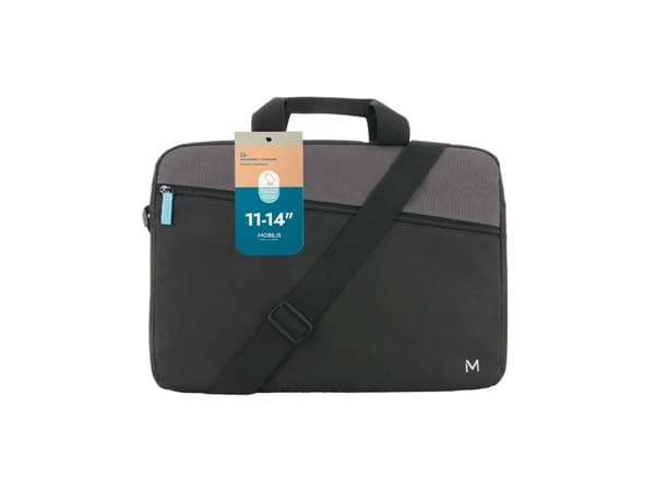 Mobilis The One Essential - Notebook-väska - toppladdning - 11" - 14" - svart och grå