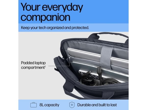 HP Everyday 14-inch Laptop Briefcase, Briefcase, 35.8 cm (14.1"), Shoulder strap, 420 g