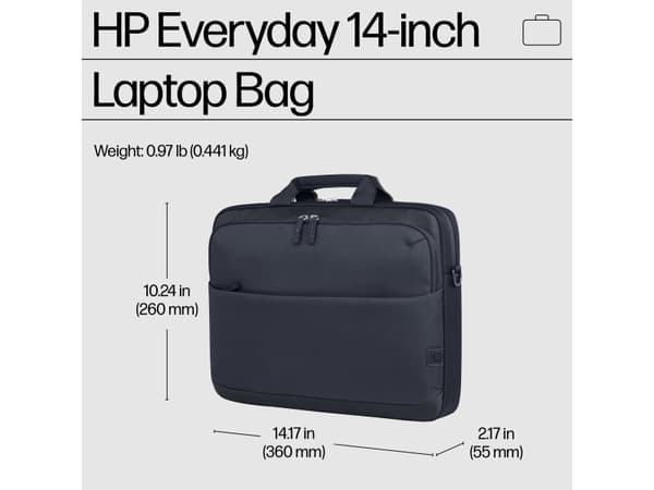 HP Everyday - Notebookbæreveske - 14.1" - odyssey grå