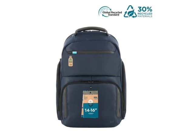 Mobilis 005043 Executive 4 Premium Backpack 14-16'''' - 30% RECYCLED, City, Unisex, 40.6 cm (16"), Notebook compartment, Polyester