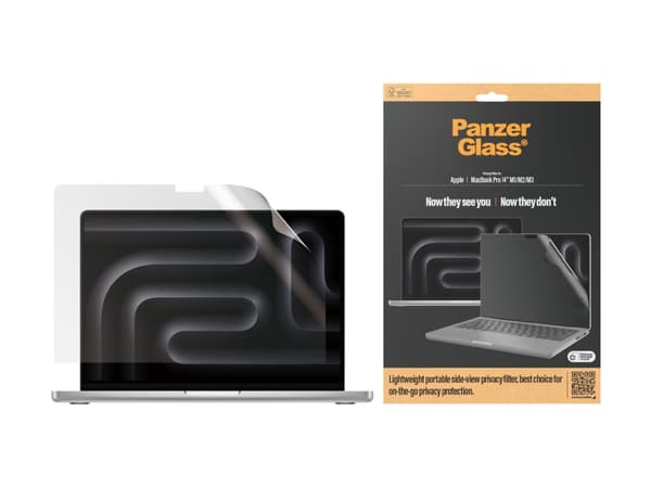 PanzerGlass - kannettavan tietokoneen yksityisyydensuodatin - kannettava - kalvo - Apple MacBookille