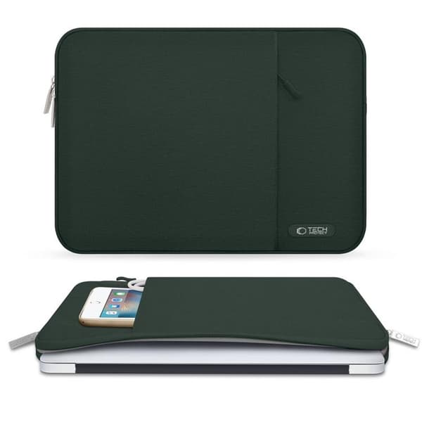 Tech-Protect Datorfodral Till (15-16") - Midnight Grön