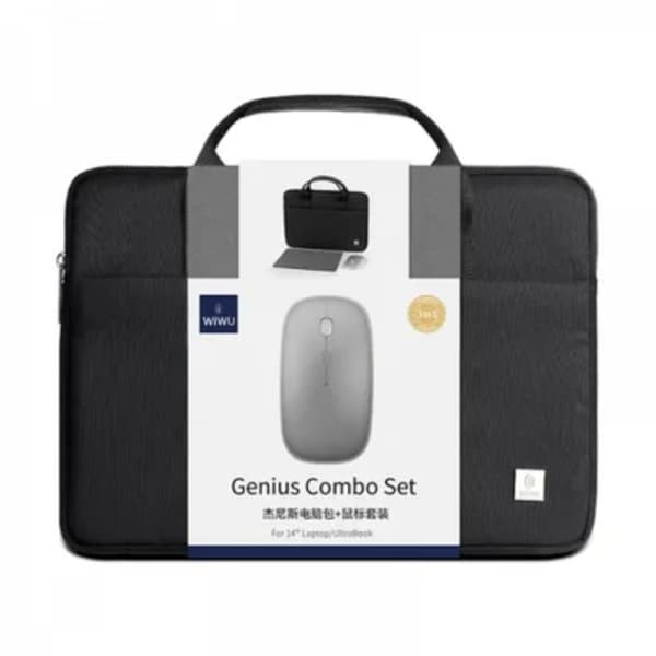 Wiwu Datorfodral Genius Combo [3in1] - Svart