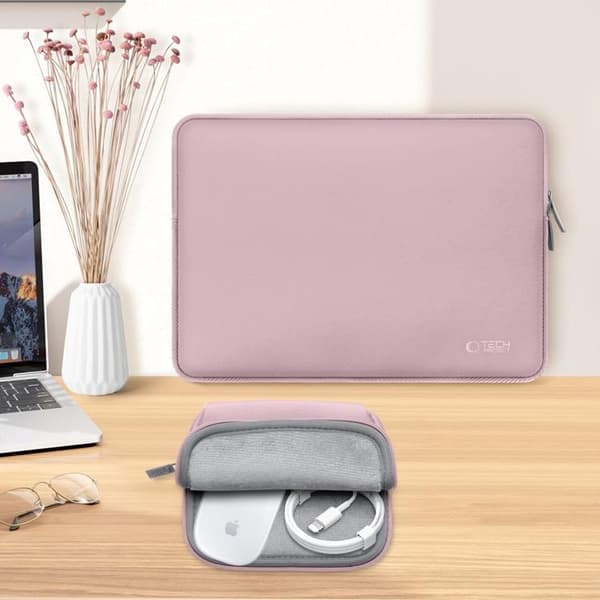 Tech-Protect Datorfodral Till (15-16") Neoslim - Dusty Rose