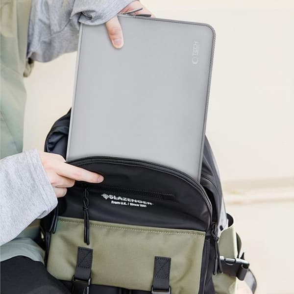 Tech-Protect Datorfodral Till (15-16") Neoslim - Crayon Grå