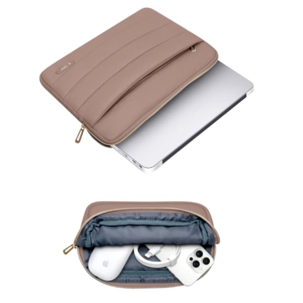 Tech-Protect Laptop 15-16" Datorfodral Puffy - Walnut
