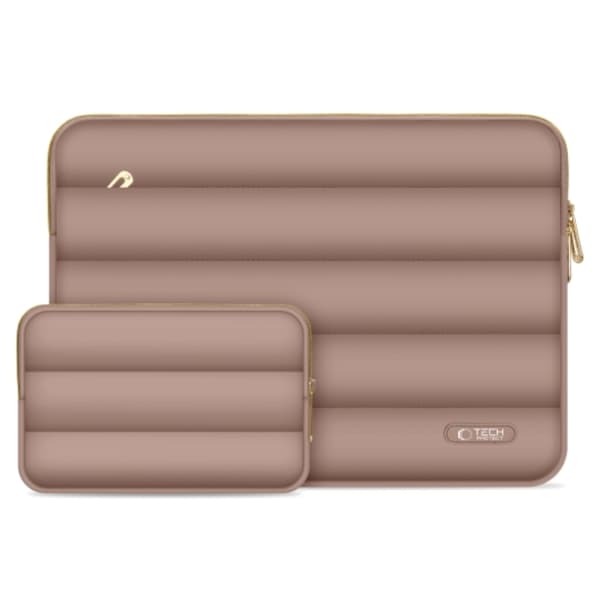 Tech-Protect Laptop 15-16" Datorfodral Puffy - Walnut