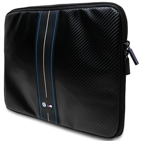 BMW Datorfodral 14'' Carbon & Blå Stripe - Svart
