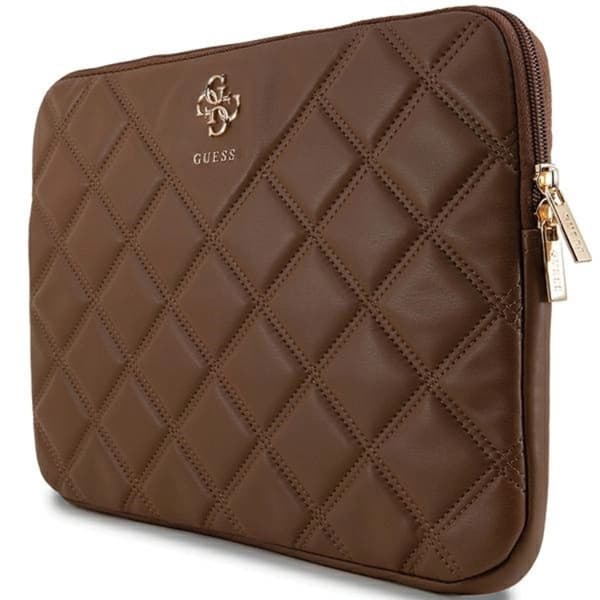 Guess Datorfodral 14" Quilted 4G - Brun