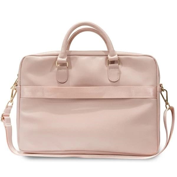 Guess Laptopväska 16" Triangle 4G - Rosa