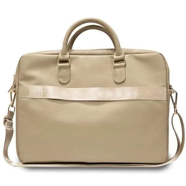 Guess Laptopväska 16" Triangle 4G - Guld