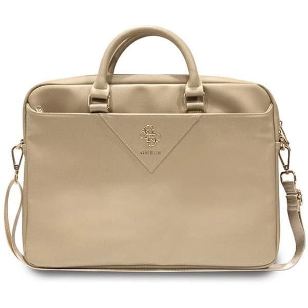 Guess Laptopväska 16" Triangle 4G - Guld