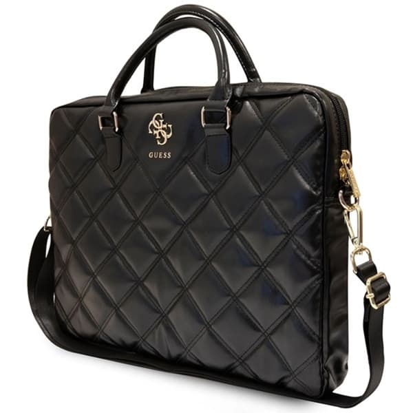 Guess Laptopväska 16" Quilted 4G - Svart
