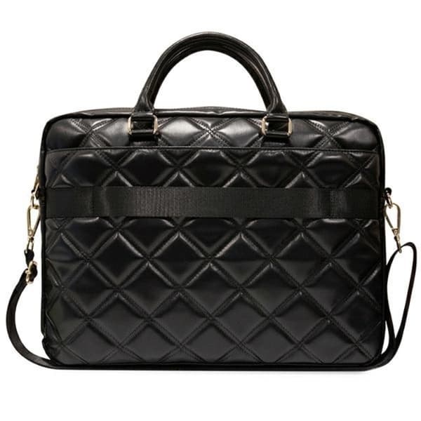 Guess Laptopväska 16" Quilted 4G - Svart
