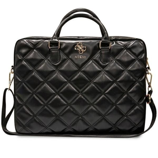 Guess Laptopväska 16" Quilted 4G - Svart