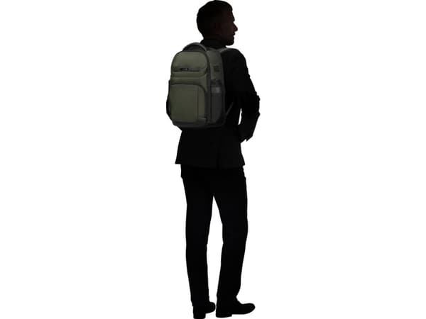 Samsonite Pro-DLX 6 Backpack 15.6", Urban, Mann, 39,6 cm (15.6"), Rom til Notebook, Vanntett, Nylon