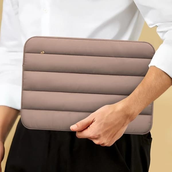 Tech-Protect Datorfodral 15"-16" Fluffy - Walnut