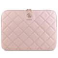 Miniatyrbild 1 av 3: Guess Datorfodral 14" Grained Zipper Triangle Logo - Svart