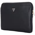 Miniatyrbild 3 av 5: Guess Datorfodral 14" Grained Zipper Triangle Logo - Svart