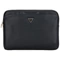 Miniatyrbild 1 av 5: Guess Datorfodral 14" Grained Zipper Triangle Logo - Svart