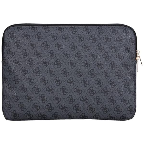 Guess Datorfodral 14" 4G Zipper Pocket Triangle Logo - Svart