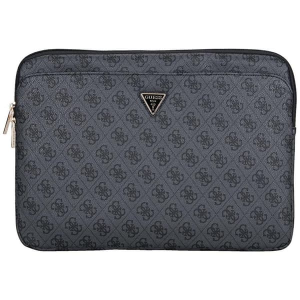 Guess Datorfodral 14" 4G Zipper Pocket Triangle Logo - Svart