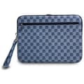 Miniatyrbild 3 av 3: DKNY Datorfodral 14" Checkered Pattern Printed Stripes - Blå