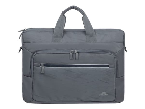 RivaCase-veske Notebook-veske 15,6"-16" RivaCase ECO Alpendorf 7531, grå, laget av økologisk, vanntett resirkulert materiale (rPET)