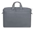 Miniatyrbilde 4 av 5: RivaCase-veske Notebook-veske 15,6"-16" RivaCase ECO Alpendorf 7531, grå, laget av økologisk, vanntett resirkulert materiale (rPET)