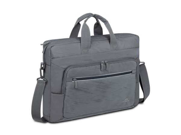 RivaCase-veske Notebook-veske 15,6"-16" RivaCase ECO Alpendorf 7531, grå, laget av økologisk, vanntett resirkulert materiale (rPET)