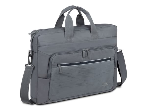 RivaCase-veske Notebook-veske 15,6"-16" RivaCase ECO Alpendorf 7531, grå, laget av økologisk, vanntett resirkulert materiale (rPET)