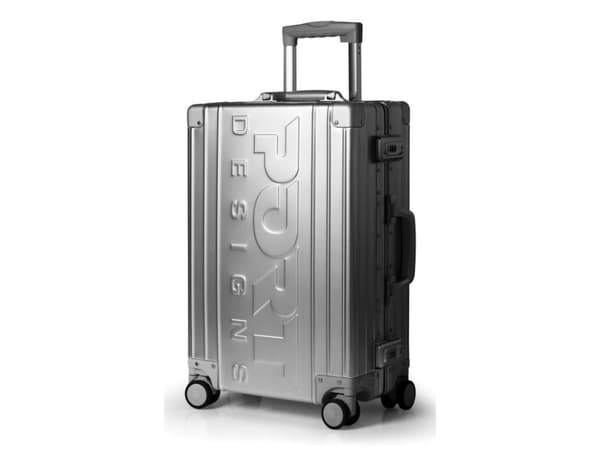 Port Designs 100150, Tralle, Hard overflate, Aluminium, 4 hjul, Rullehjul, Aluminium