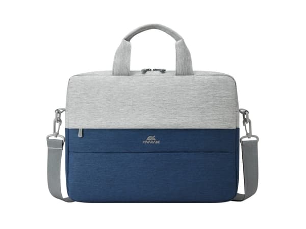 Rivacase 7522 GREY/DARK BLUE, Portfölj, 35,6 cm (14"), Axelrem, 410 g