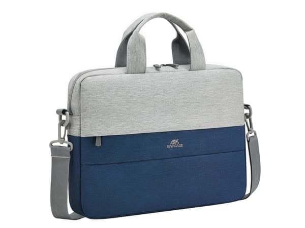 Rivacase 7522 GREY/DARK BLUE, Portfölj, 35,6 cm (14"), Axelrem, 410 g