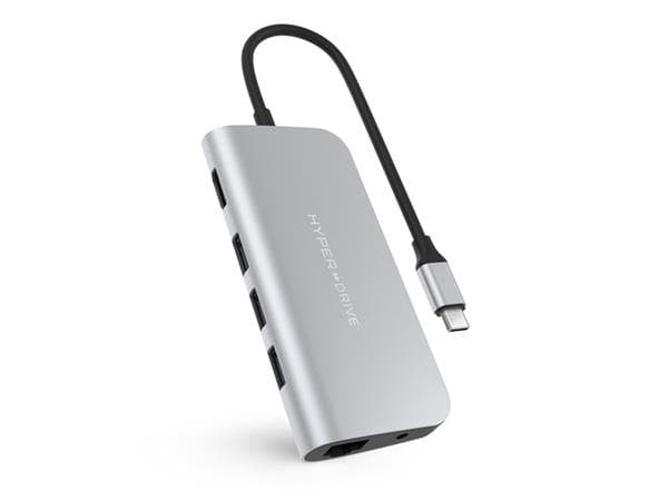 Hyper - HyperDrive Power 9 in 1 Silver