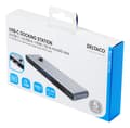 Miniatyrbillede 6 af 7: deltaco USB-C MB docking station HDMI/SD/mSD reader PD 3.0 spc. grey