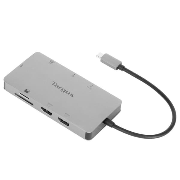 USB-C Universal Dual HDMI 4K-dockningsstation med 100W Power Delivery Pass-Thru